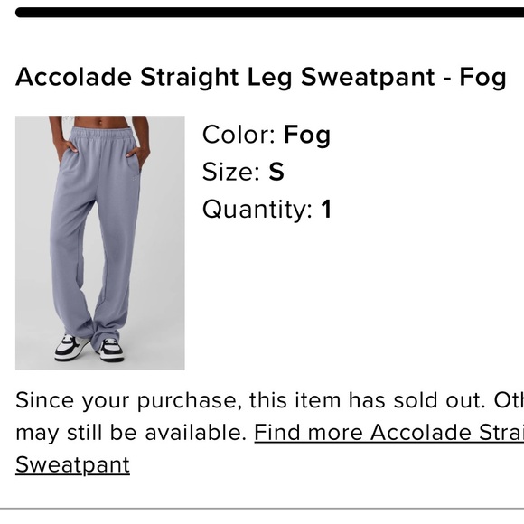 Alo Accolade sweat set - Picture 8 of 9